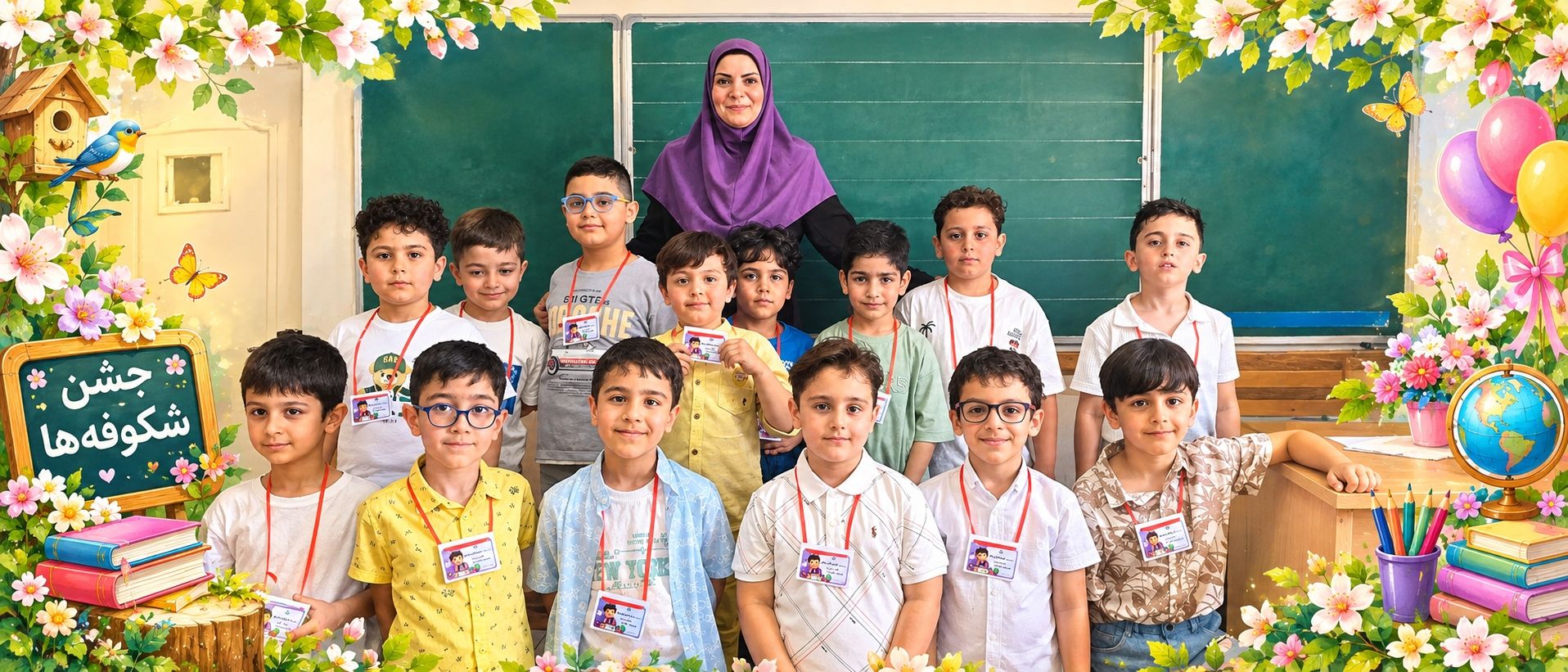 جشن شکوفه های پایه اول دبستان