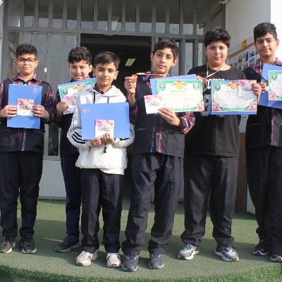 کسب مقام سوم در مسابقات مینی والیبال