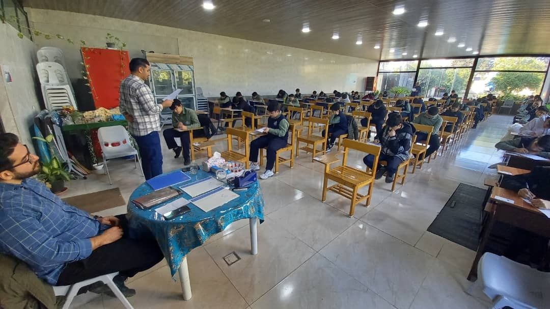 گزارش تصویری از برگزاری امتحانات دی ماه